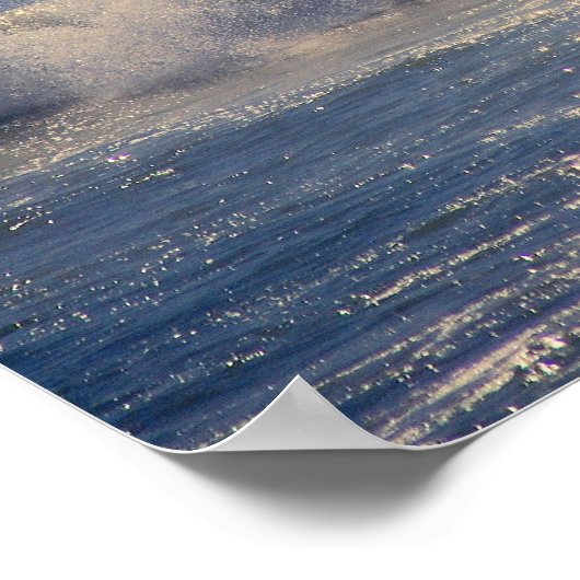 カリフォルニア州ハンティントンビーチサーファー ポスター (角)