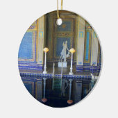 カリフォルニア州ハースト城のローマンプール セラミックオーナメント (左)