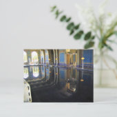 カリフォルニア州ハースト城のローマンプール ポストカード (スタンド正面)