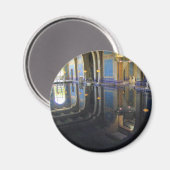 カリフォルニア州ハースト城のローマンプール マグネット (正面/裏面)