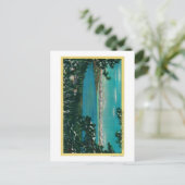 カリフォルニア州バラハイウェイ湖タホから眺める ポストカード (スタンド正面)