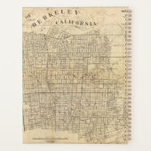 カリフォルニア州バークレーの地図 プランナー手帳 (裏面)