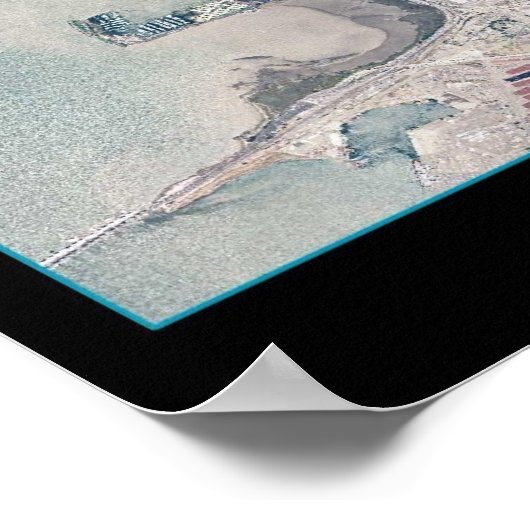 カリフォルニア州バークレー衛星ポスター ポスター (角)