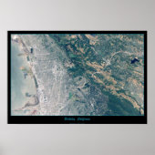カリフォルニア州バークレー衛星ポスター ポスター (正面)