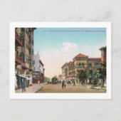 カリフォルニア州バークレー・テレグラフ・アベージ・ヴィンテージ ポストカード (正面)