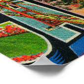 カリフォルニア州バークレー – ラージ・レター・シーン ポスター (角)