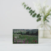 カリフォルニア州パサイテンウィルダネスのアルペン草原 名刺 (スタンド正面)