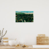 カリフォルニア州パサデナのアロヨセコの敷地 ポスター (キッチン)