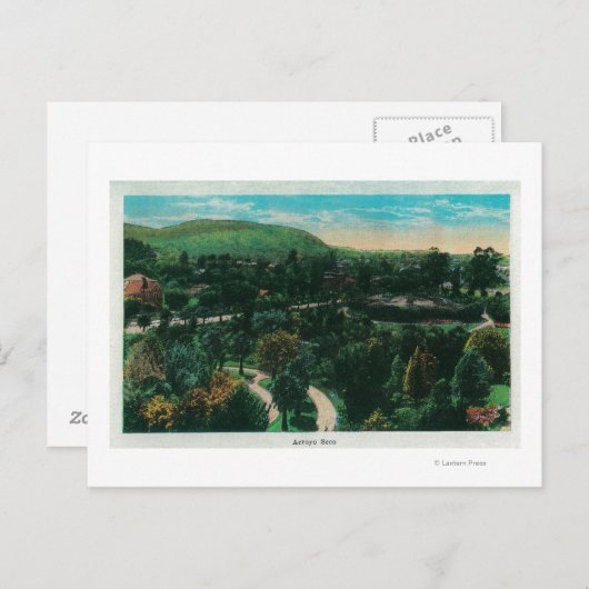 カリフォルニア州パサデナのアロヨセコの敷地 ポストカード (正面/裏面)