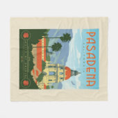 カリフォルニア州パサデナ フリースブランケット (正面(横))