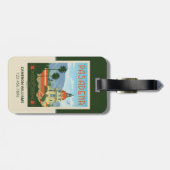 カリフォルニア州パサデナ ラゲッジタグ (裏面横)