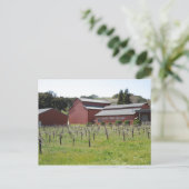 カリフォルニア州パソロブレスのダークスターセラーズワイナリー ポストカード (スタンド正面)