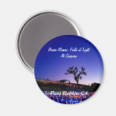 カリフォルニア州パソ・ロブレスのライトのフィールド、ブルース・マンロー。 マグネット (正面/裏面)