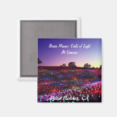 カリフォルニア州パソ・ロブレスのライトのフィールド、ブルース・マンロー。 マグネット (正面/裏面)