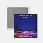 カリフォルニア州パソ・ロブレスのライトのフィールド、ブルース・マンロー。 マグネット (正面/裏面)