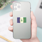 カリフォルニア州パロアルト州旗 シール (スマートフォン)