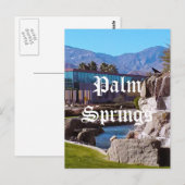 カリフォルニア州パームスプリングスの絵葉書 ポストカード (正面/裏面)