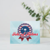 カリフォルニア州パーム島 ポストカード (スタンド正面)