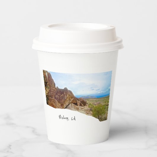 カリフォルニア州ビショップ 紙コップ (正面)
