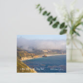 カリフォルニア州ビッグサーのリトルシュール川 ポストカード (スタンド正面)