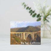 カリフォルニア州ビッグスル ポストカード (スタンド正面)