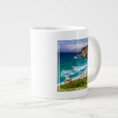 カリフォルニア州ビッグスール海岸線 ジャンボコーヒーマグカップ (正面右)