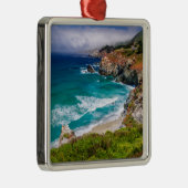 カリフォルニア州ビッグスール海岸線 メタルオーナメント (右)