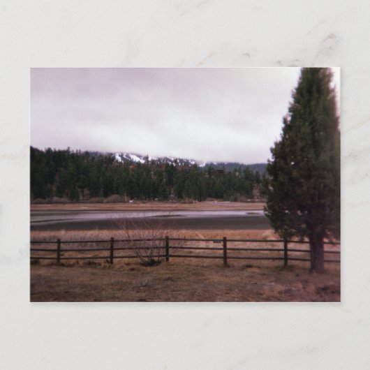 カリフォルニア州ビッグベア_湖 ポストカード (正面)