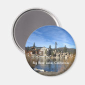 カリフォルニア州ビッグ・ベア湖 マグネット (正面/裏面)