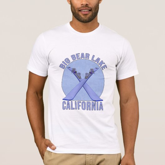 カリフォルニア州ビッグ・ベア湖 Tシャツ (正面)