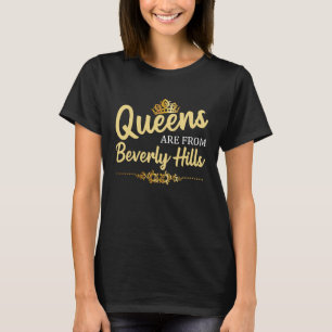 カリフォルニア州ビバリーヒルズ出身のクイーンズ・ルーツ Tシャツ