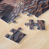 カリフォルニア州ビーチの夕日 ジグソーパズル (側面)