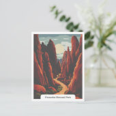 カリフォルニア州ピナクルス国立公園 ポストカード (スタンド正面)