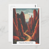 カリフォルニア州ピナクルス国立公園 ポストカード (正面/裏面)