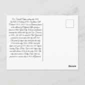 カリフォルニア州ファーウェル・クリッパー帆船1900 ポストカード (裏面)