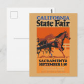 カリフォルニア州フェアUSAヴィンテージポスター1931 ポストカード (正面/裏面)