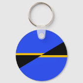 カリフォルニア州フォソム国旗 キーホルダー (裏面)