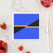 カリフォルニア州フォソム国旗 スタンダードカクテルナプキン (インサイチュ)