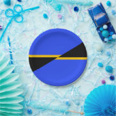 カリフォルニア州フォソム国旗 ペーパープレート (パーティー)