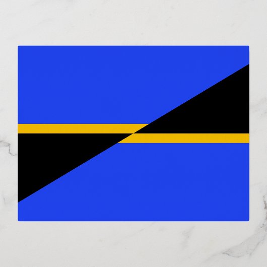 カリフォルニア州フォソム国旗 箔シーズンポストカード (正面)