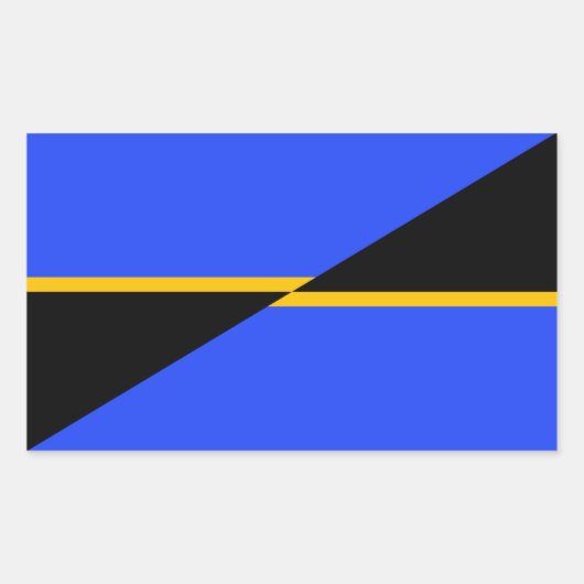 カリフォルニア州フォソム国旗 長方形シール (正面)