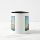 カリフォルニア州フォーティーナインオレンジラベルレッドランズ マグカップ (中央)