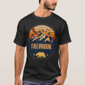カリフォルニア州フォールブルック Tシャツ (正面)