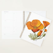 カリフォルニア州フラワーオレンジポピーデイプランナー プランナー手帳 (ディスプレー)