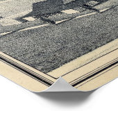 カリフォルニア州フレスノのホームランチス ポスター (角)