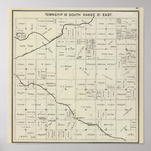 カリフォルニア州フレスノ郡12 ポスター (正面)