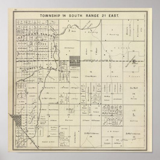 カリフォルニア州フレスノ郡13 ポスター (正面)
