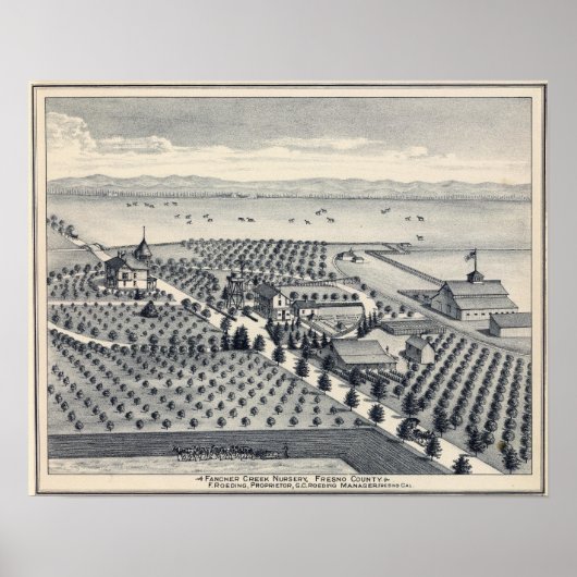 カリフォルニア州フレスノ郡20 ポスター (正面)