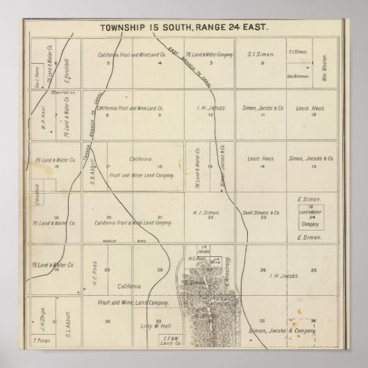 カリフォルニア州フレスノ郡23 ポスター (正面)