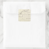 カリフォルニア州フレスノ郡25 スクエアシール (バッグ)